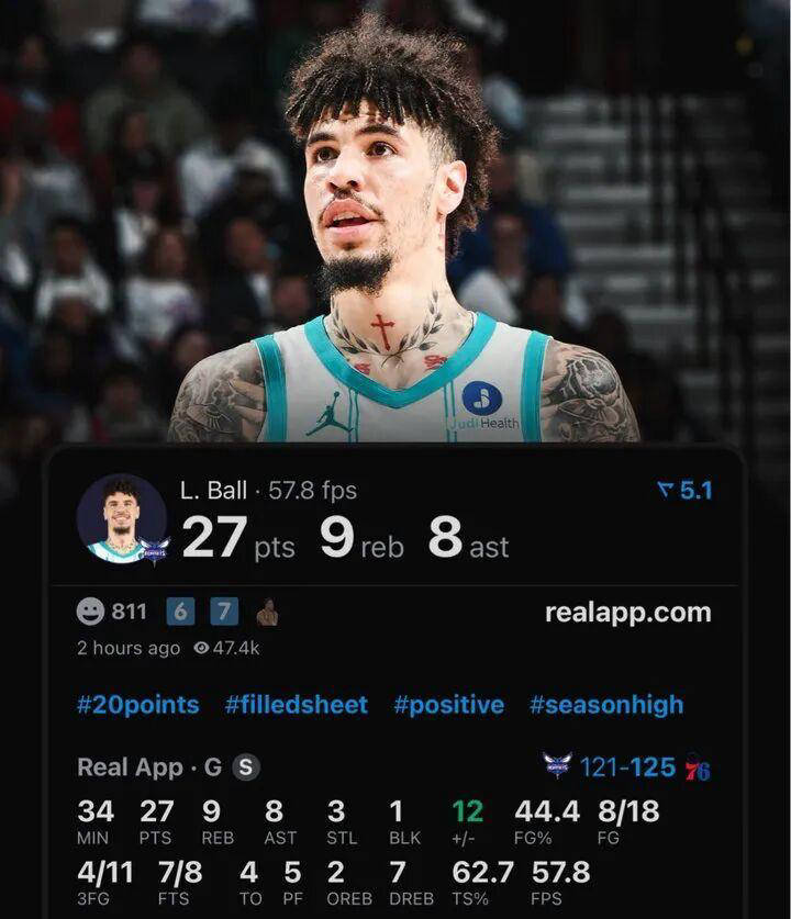 黄蜂险胜76人，三球关键投篮再遭质疑